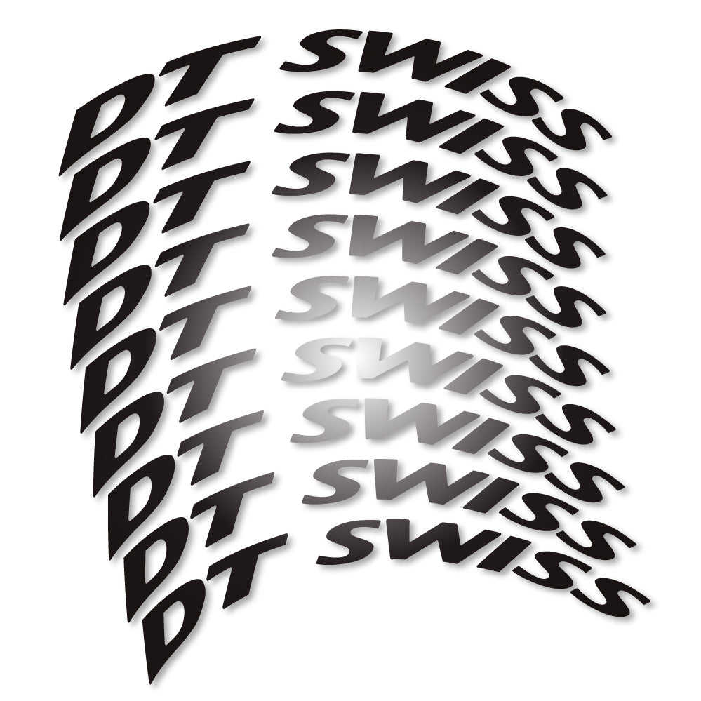 Stickers DT Swiss compatibles - Autocollants roue vélo route