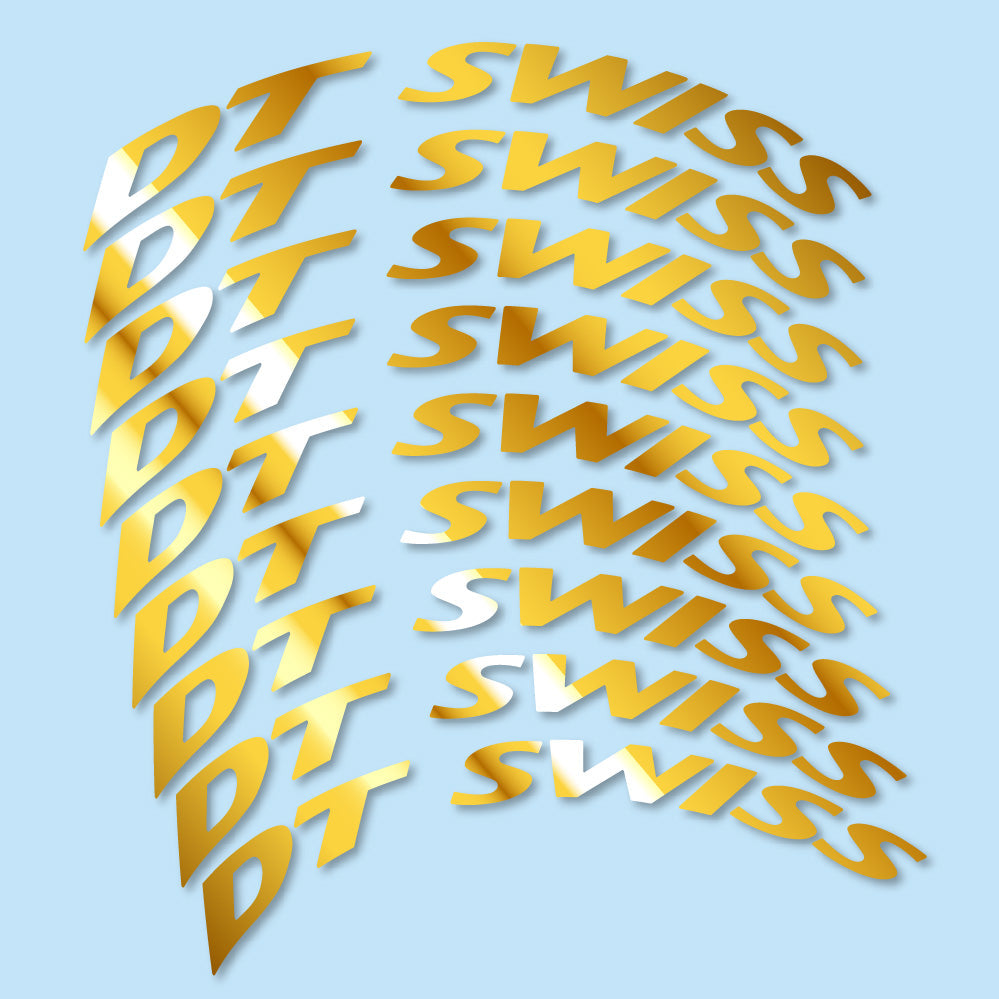 Stickers DT Swiss compatibles - Autocollants roue vélo route