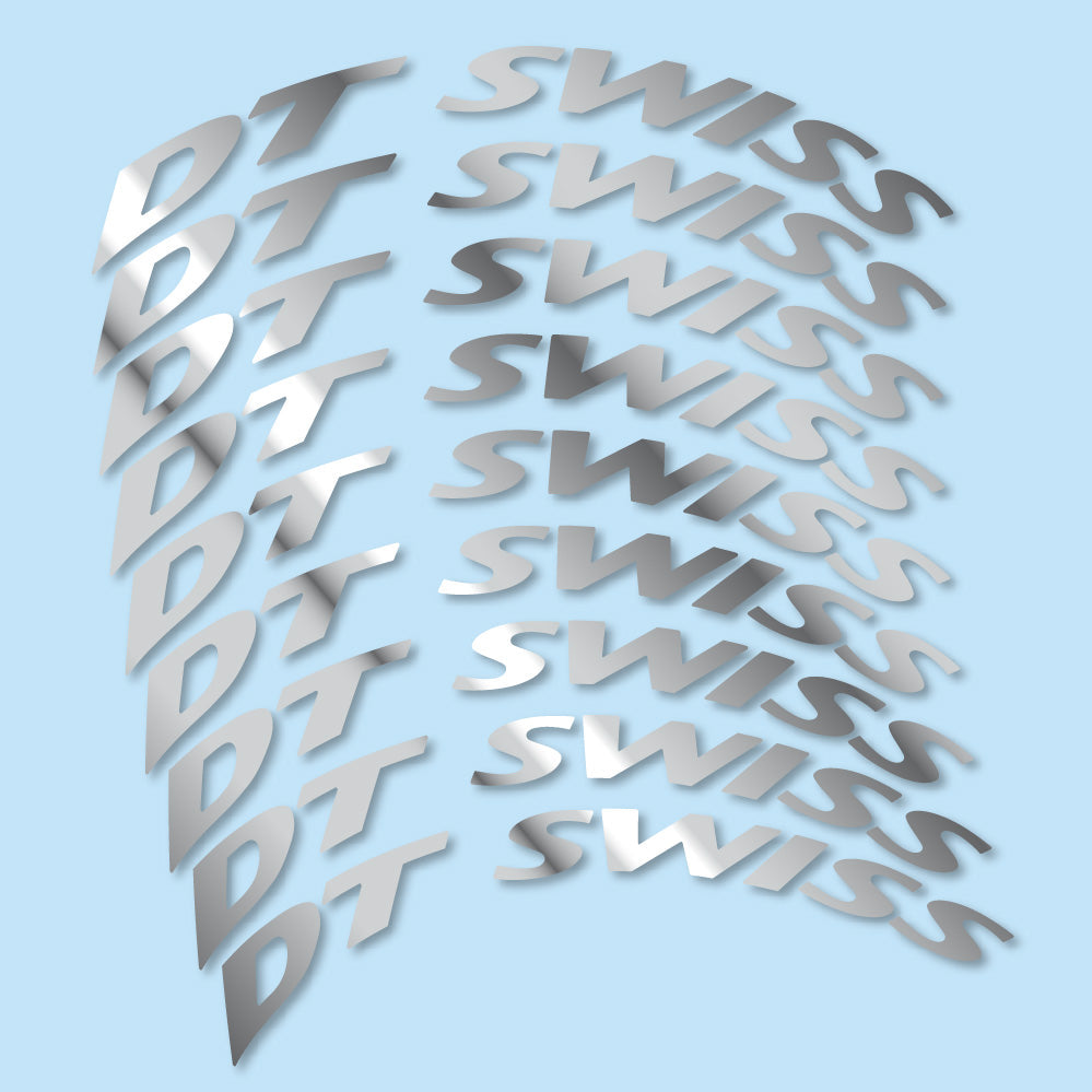Stickers DT Swiss compatibles - Autocollants roue vélo route
