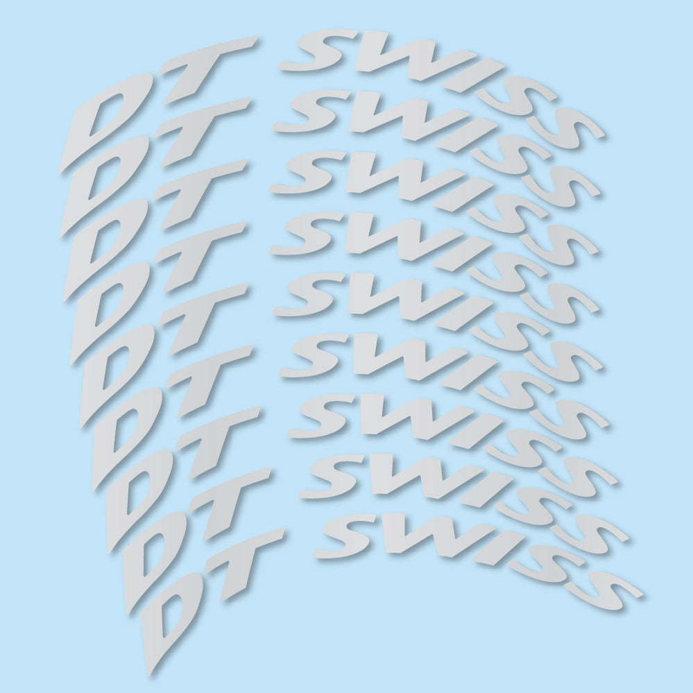 Stickers DT Swiss compatibles - Autocollants roue vélo route