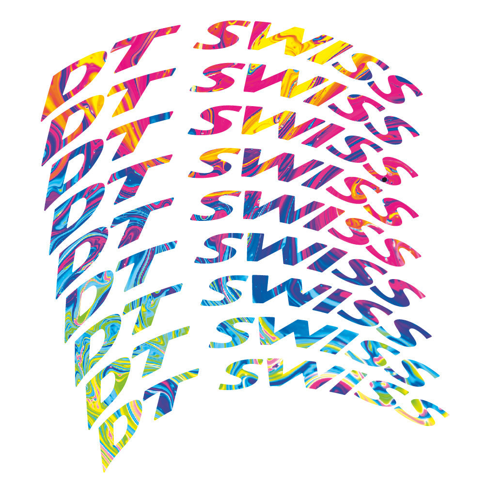 Stickers DT Swiss compatibles Autocollants roues Route