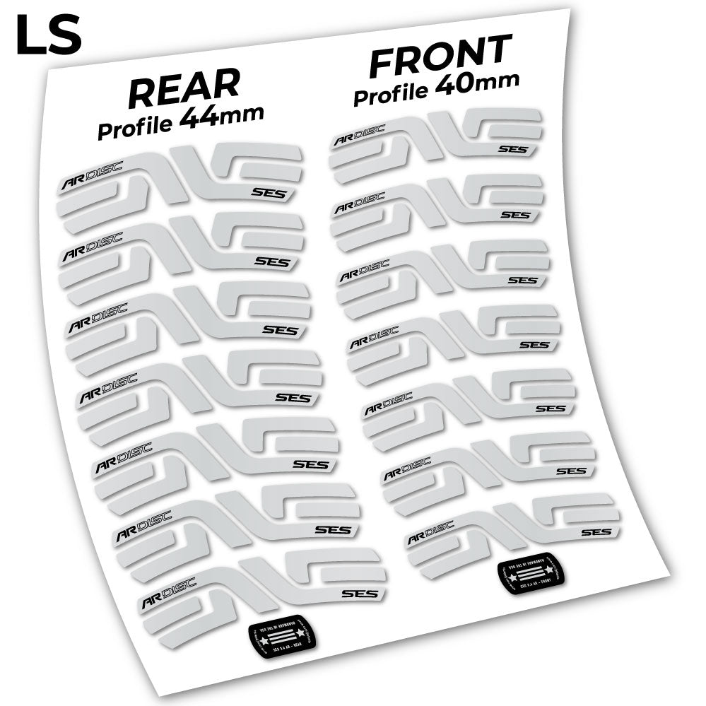 Stickers Enve SES 3.5, Route 40+44mm compatibles Autocollants roues Route