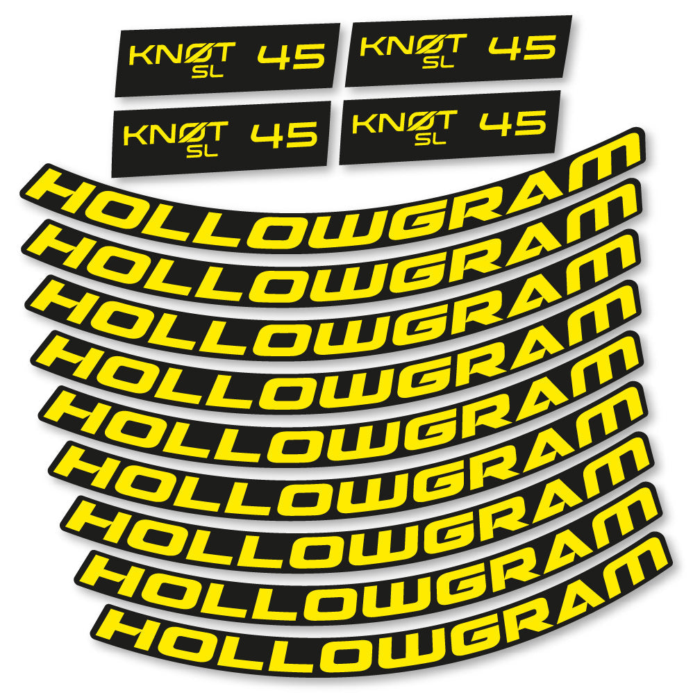 Stickers Hollowgram Knot SL 45 compatibles Autocollants roues Route