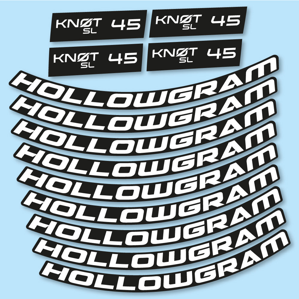 Stickers Hollowgram Knot SL 45 compatibles Autocollants roues Route