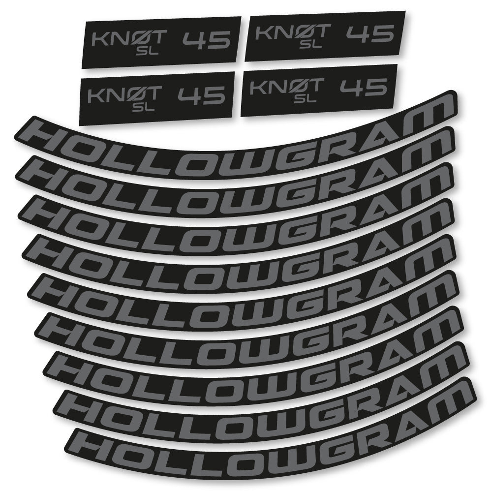 Stickers Hollowgram Knot SL 45 compatibles - Autocollants roue vélo route