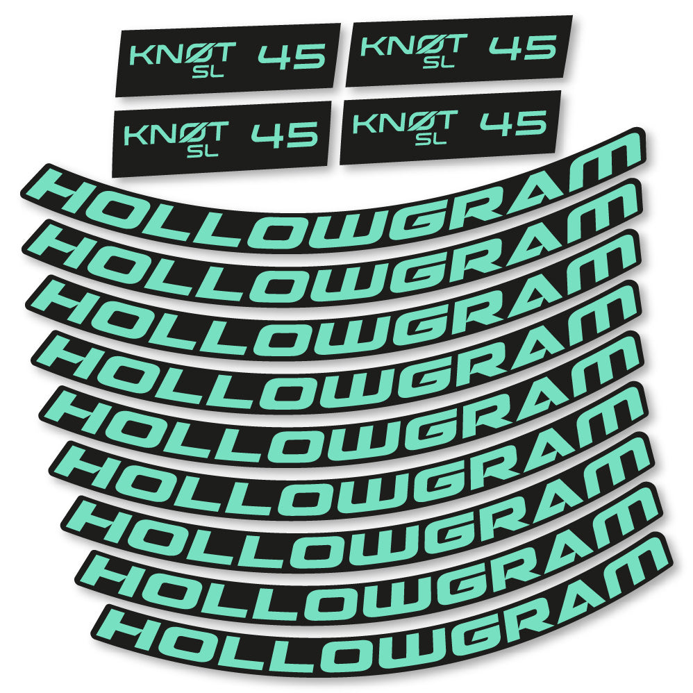 Stickers Hollowgram Knot SL 45 compatibles - Autocollants roue vélo route