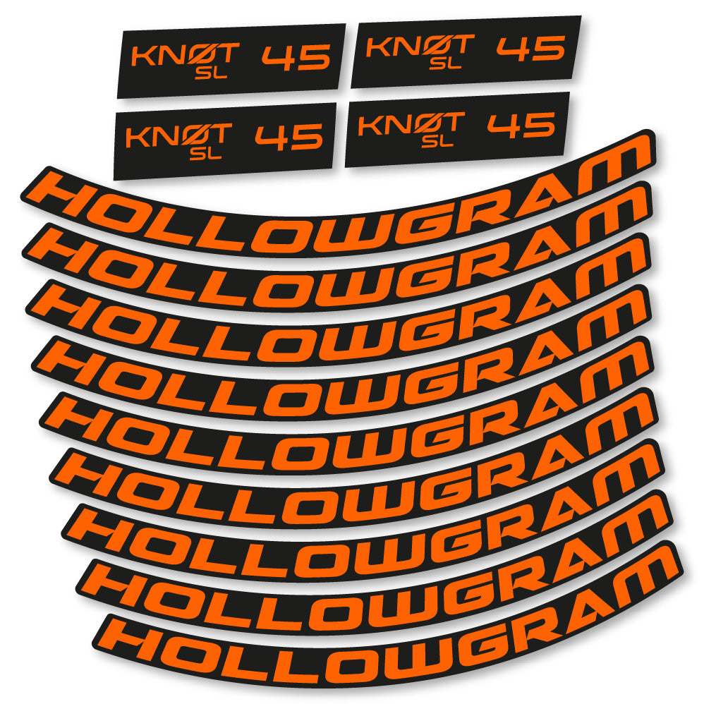 Stickers Hollowgram Knot SL 45 compatibles - Autocollants roue vélo route