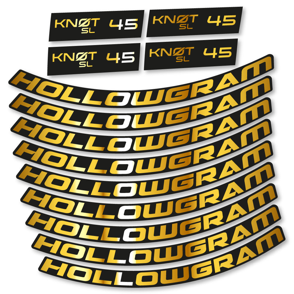 Stickers Hollowgram Knot SL 45 compatibles Autocollants roues Route