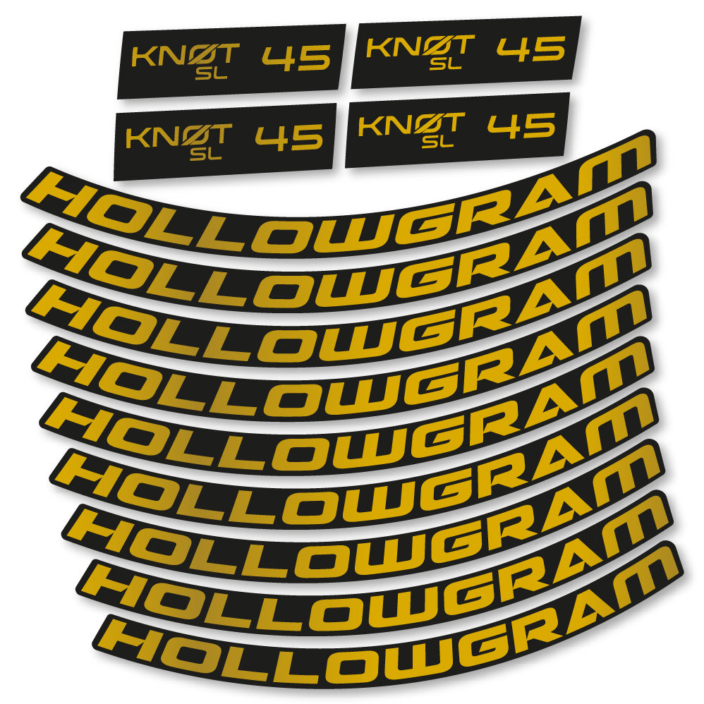 Stickers Hollowgram Knot SL 45 compatibles Autocollants roues Route