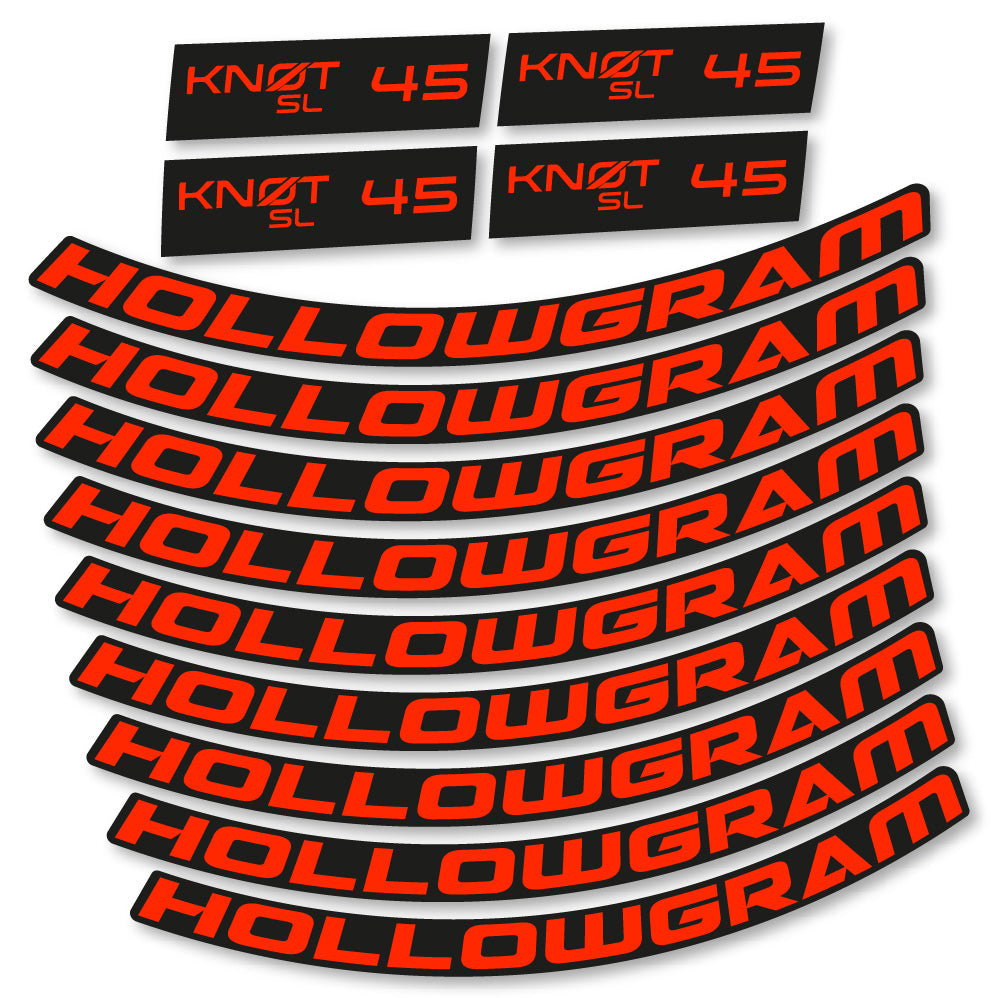 Stickers Hollowgram Knot SL 45 compatibles - Autocollants roue vélo route