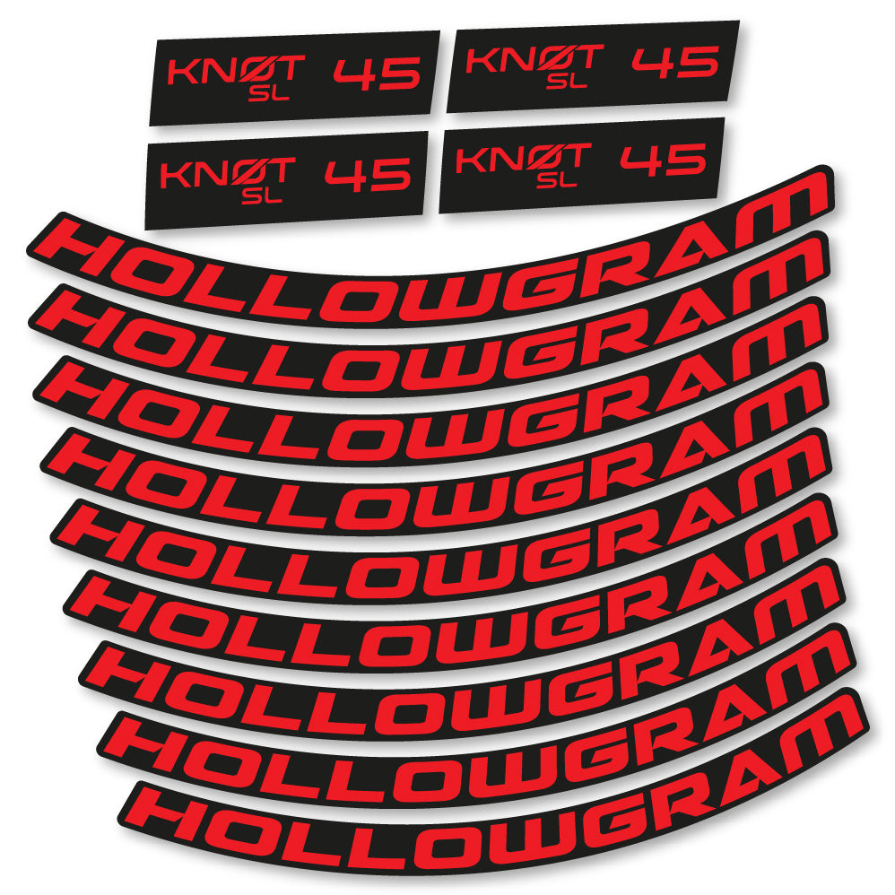 Stickers Hollowgram Knot SL 45 compatibles Autocollants roues Route