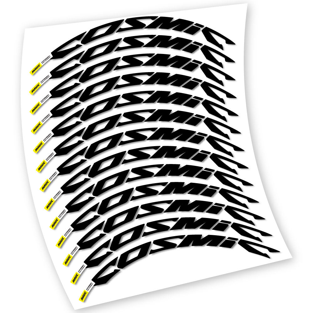 Stickers Route, Mavic Cosmic Pro Carbon 2019 compatibles Autocollants roues Route