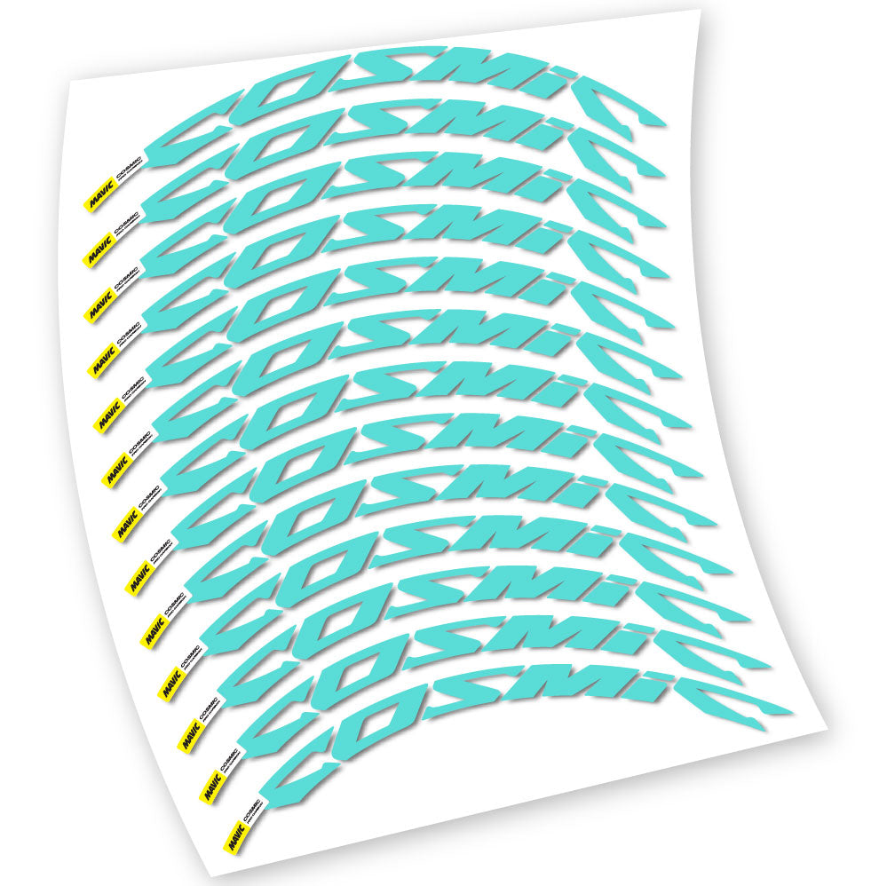 Stickers Route, Mavic Cosmic Pro Carbon 2019 compatibles Autocollants roues Route