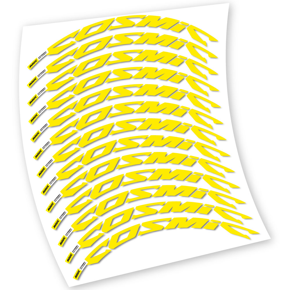 Stickers Route, Mavic Cosmic Pro Carbon 2019 compatibles Autocollants roues Route