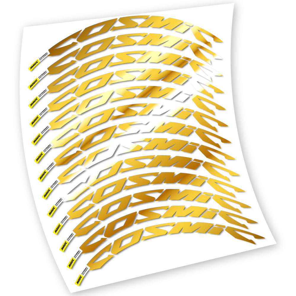 Stickers Route, Mavic Cosmic Pro Carbon 2019 compatibles Autocollants roues Route
