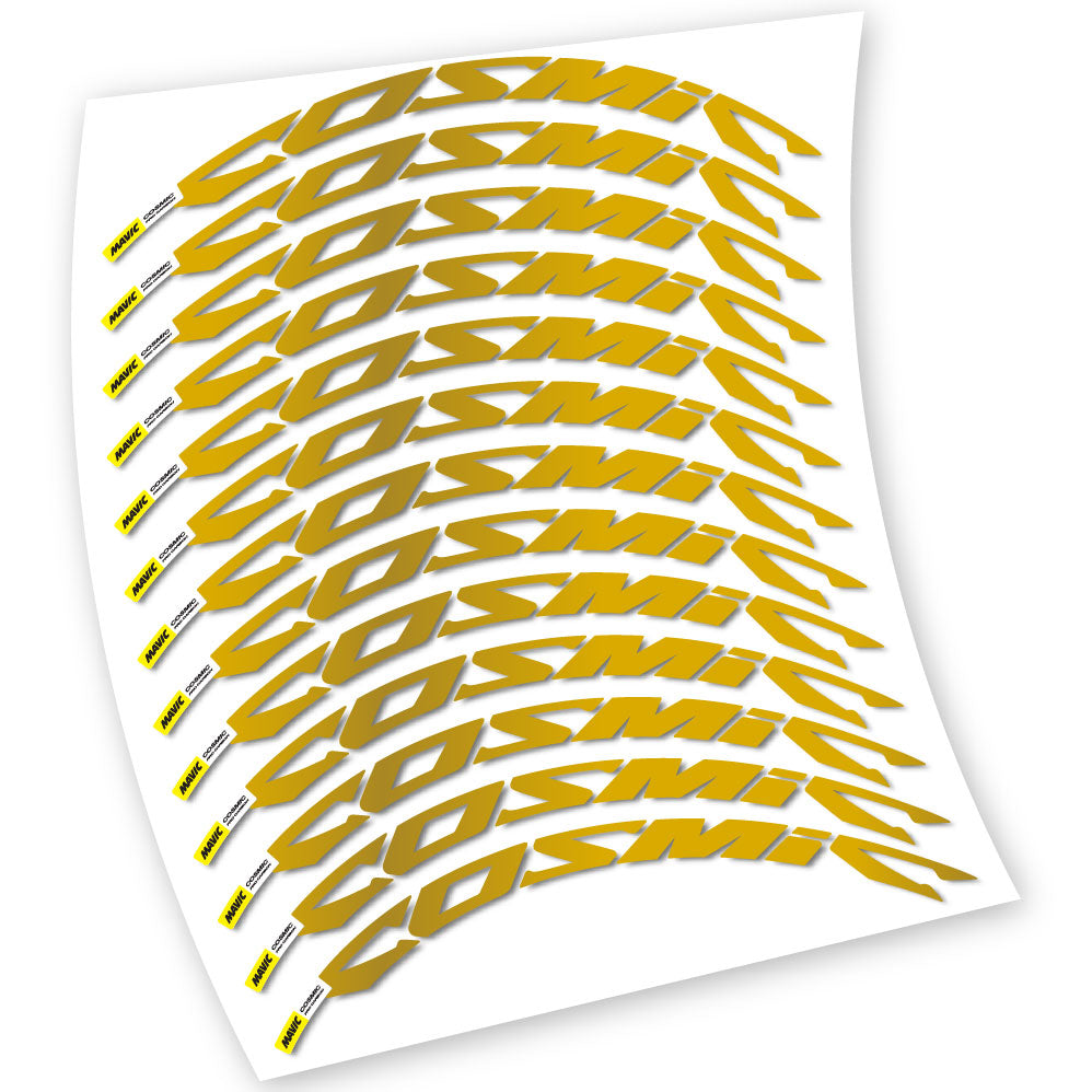 Stickers Route, Mavic Cosmic Pro Carbon 2019 compatibles Autocollants roues Route