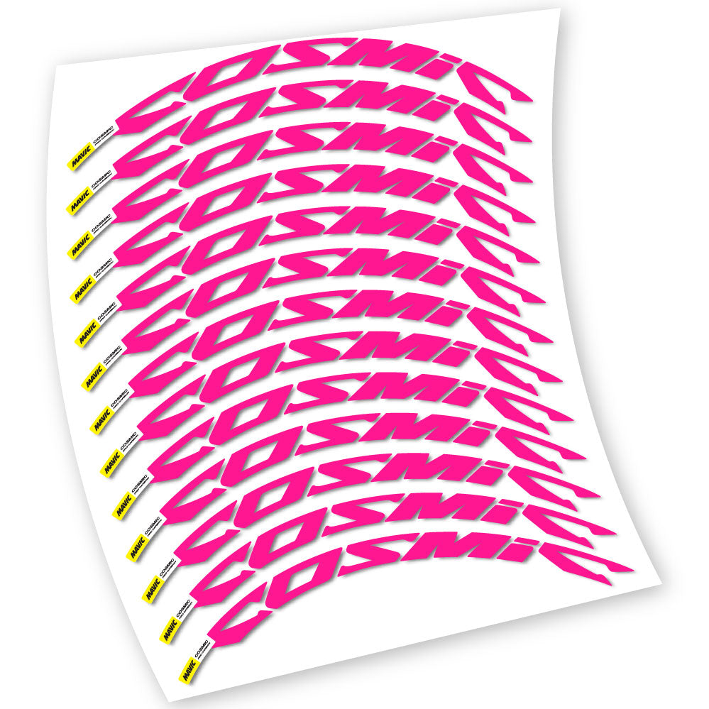 Stickers Route, Mavic Cosmic Pro Carbon 2019 compatibles Autocollants roues Route