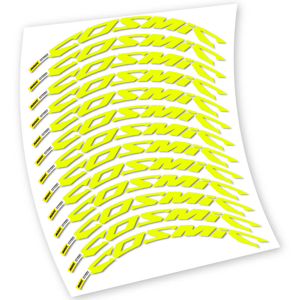 Stickers Route, Mavic Cosmic Pro Carbon 2019 compatibles Autocollants roues Route