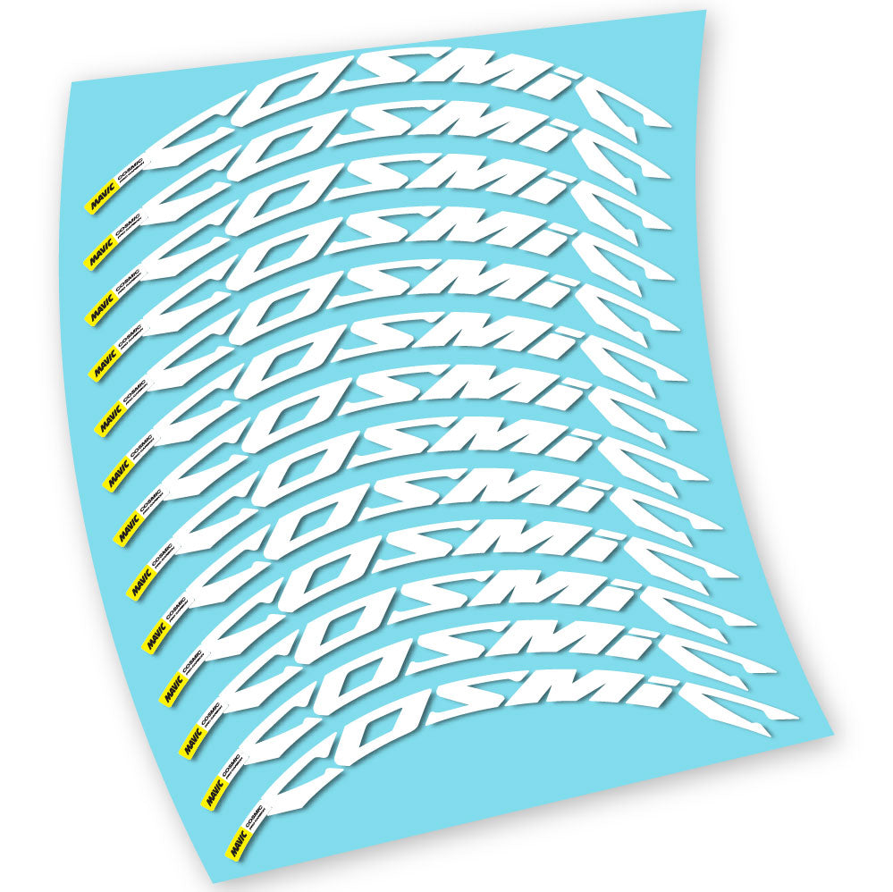 Stickers Route, Mavic Cosmic Pro Carbon 2019 compatibles Autocollants roues Route