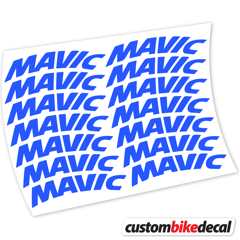 Medium Blue decal for Mavic Racing Bikes 45mm Racing Mountain Wheel MTB wheel – bike sticker vinyl