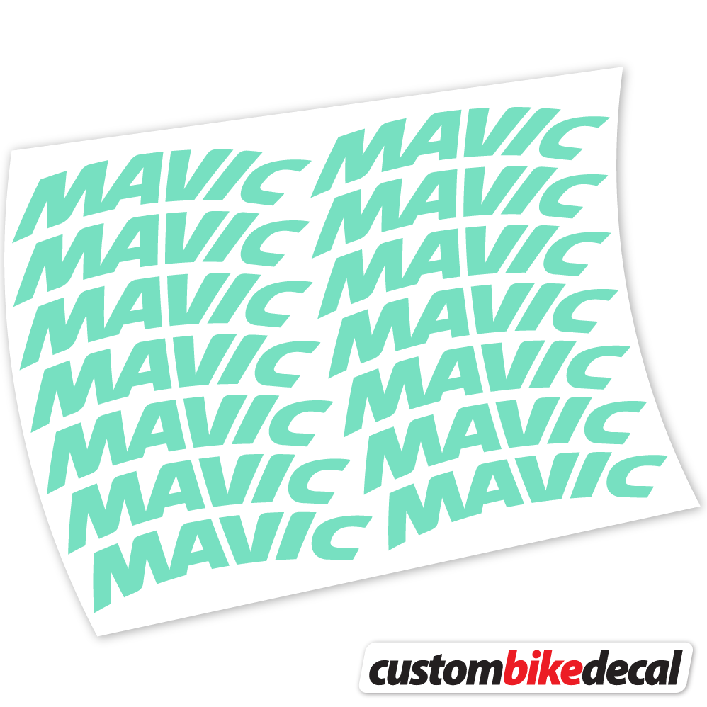 Mint decal for Mavic Racing Bikes 45mm Racing Mountain Wheel MTB wheel – bike sticker vinyl