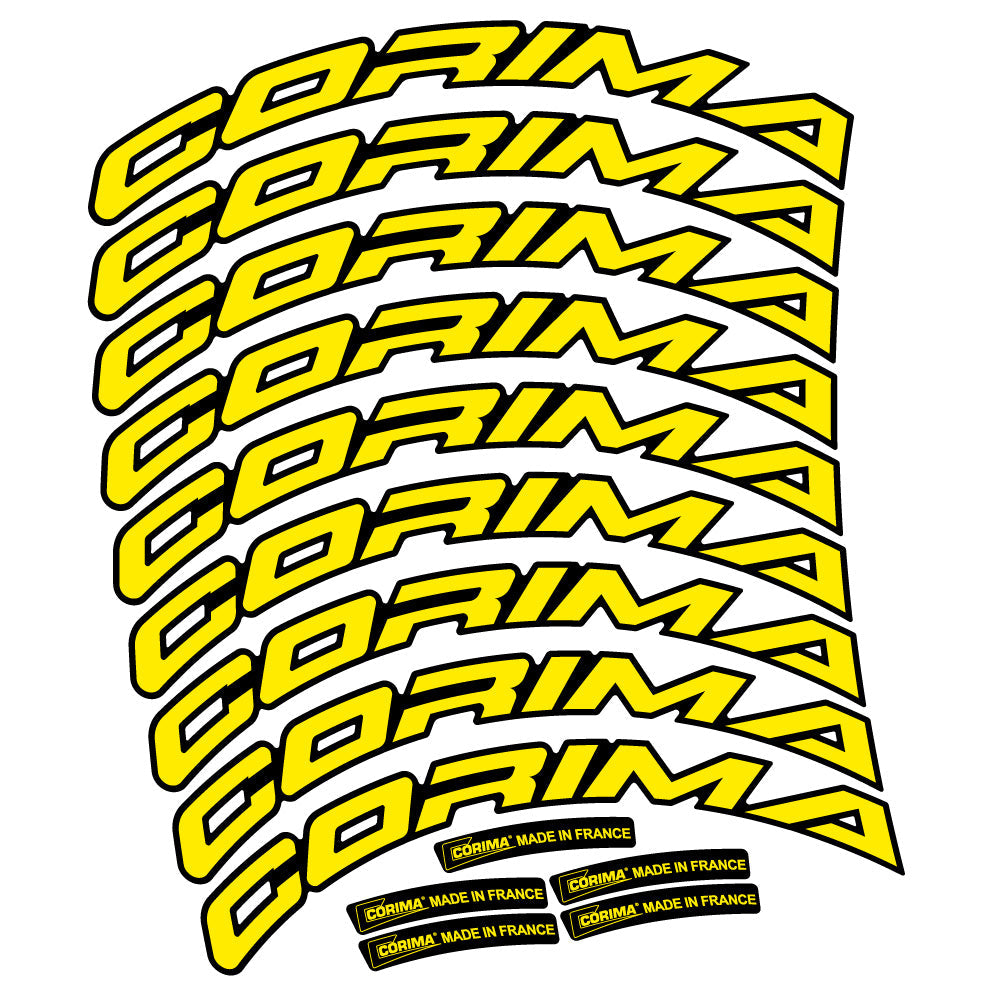 Stickers Corima 47 WS compatibles Autocollants roues Route