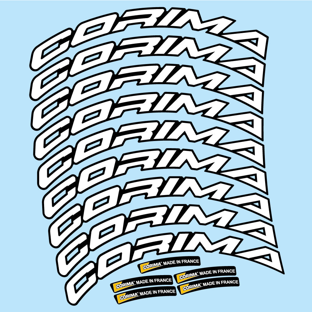 Stickers Corima 47 WS compatibles Autocollants roues Route