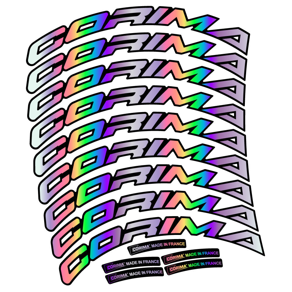 Stickers Corima 47 WS compatibles Autocollants roues Route