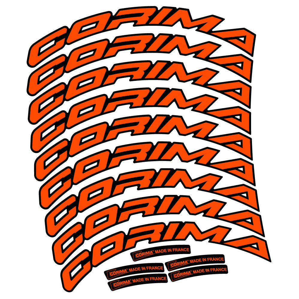 Stickers Corima 47 WS compatibles Autocollants roues Route