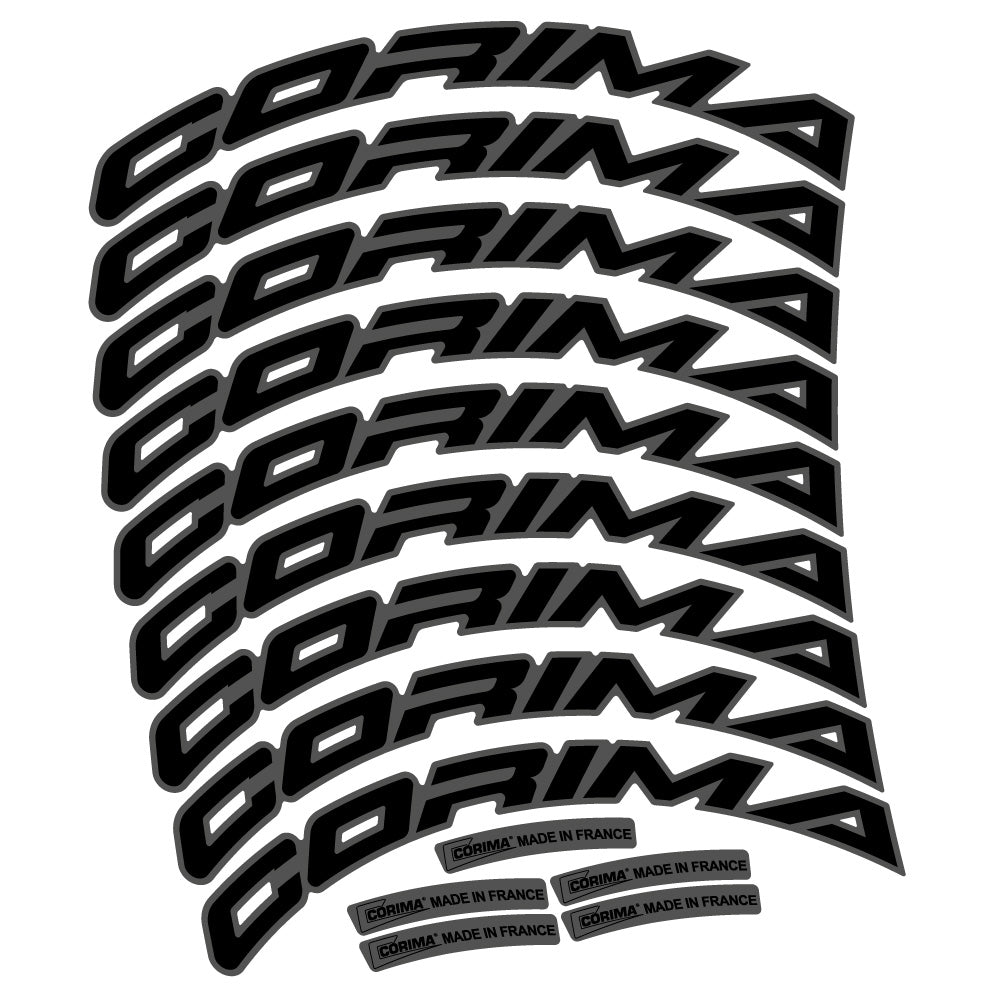 Stickers Corima 47 WS compatibles Autocollants roues Route