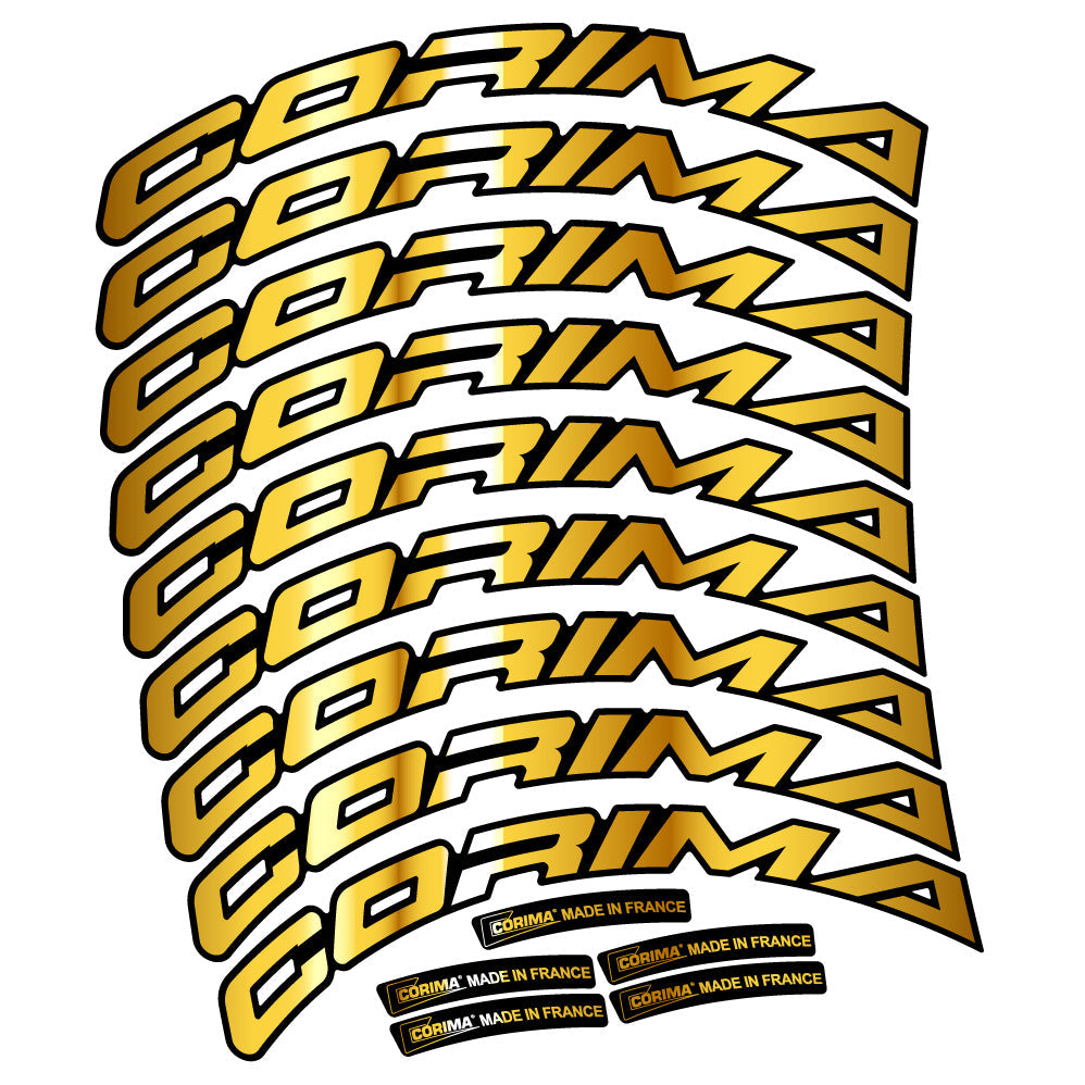 Stickers Corima 47 WS compatibles Autocollants roues Route