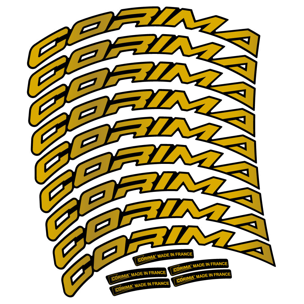 Stickers Corima 47 WS compatibles Autocollants roues Route