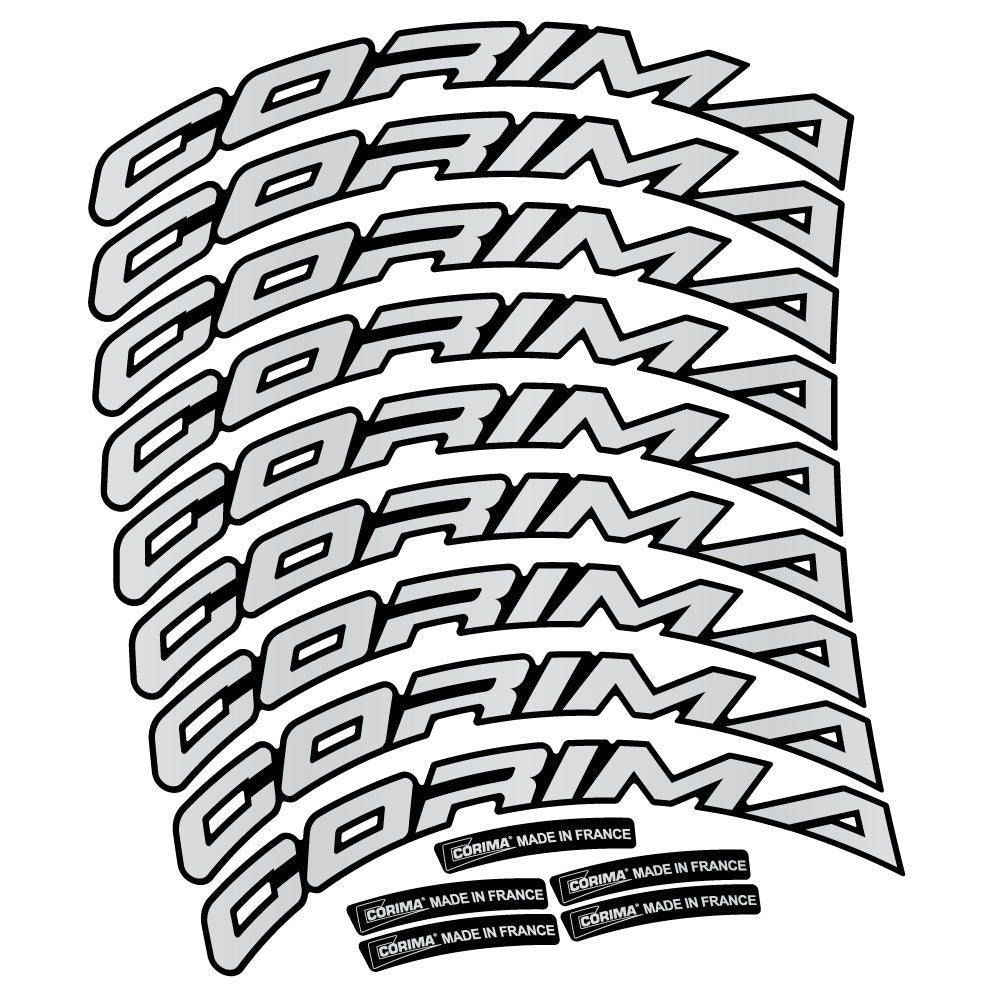 Stickers Corima 47 WS compatibles Autocollants roues Route