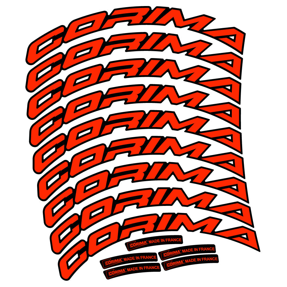 Stickers Corima 47 WS compatibles Autocollants roues Route