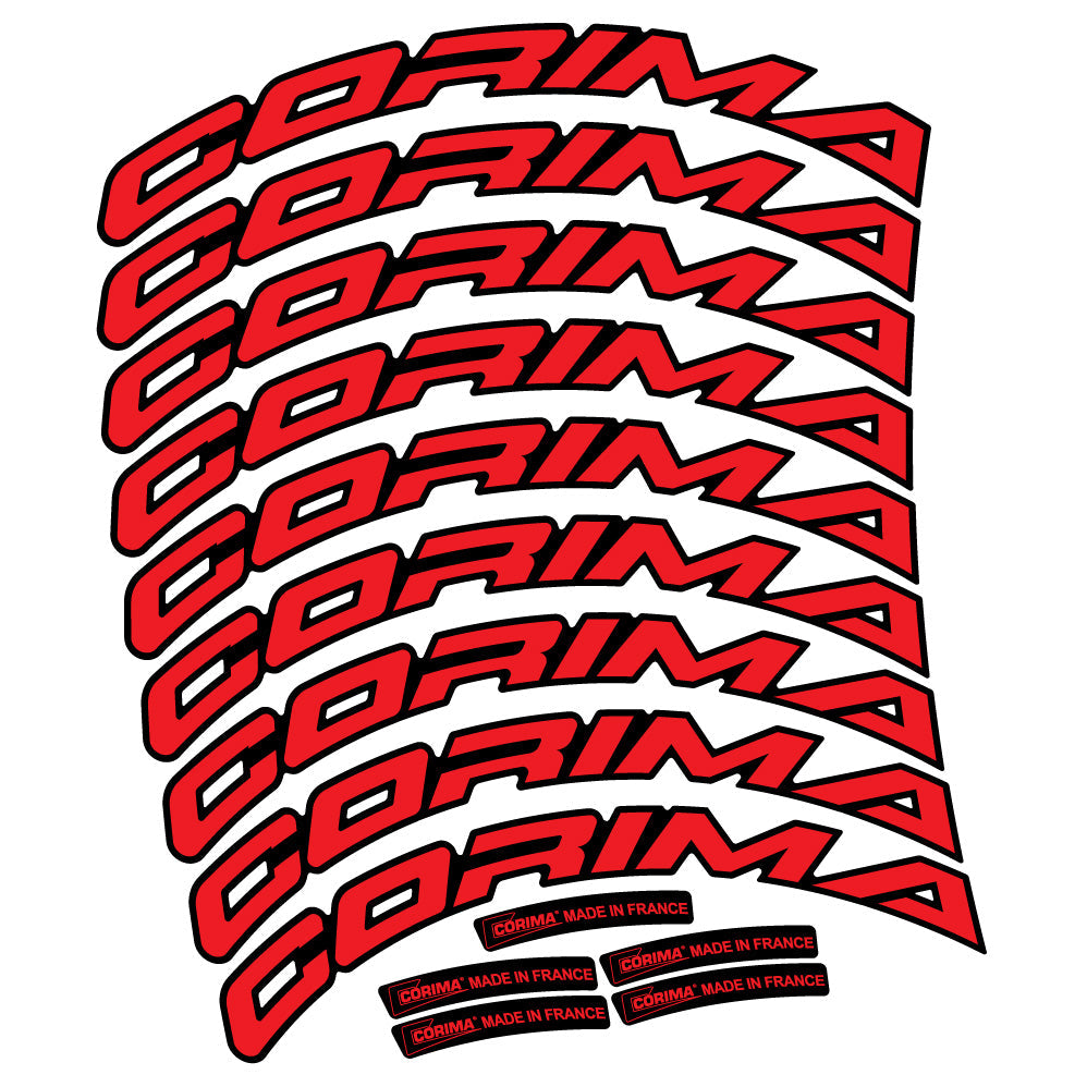 Stickers Corima 47 WS compatibles Autocollants roues Route