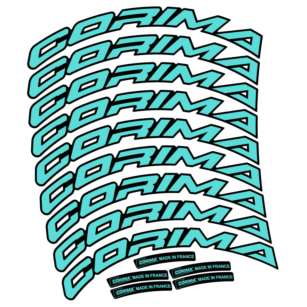 Stickers Corima 47 WS compatibles Autocollants roues Route