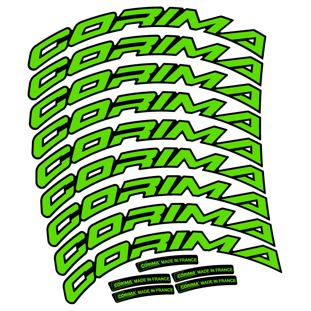 Stickers Corima 47 WS compatibles Autocollants roues Route