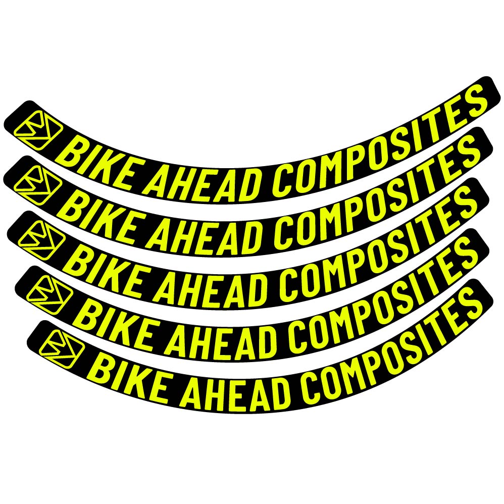 Stickers VéloAhead Composites Biturbo Aero 2022, Route 48.5mm Autocollants roues Route