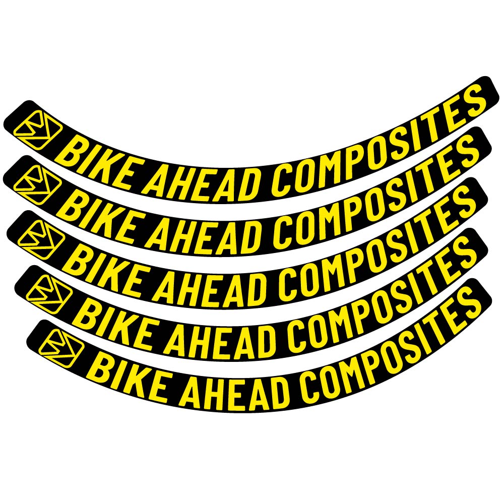 Stickers VéloAhead Composites Biturbo Aero 2022, Route 48.5mm Autocollants roues Route