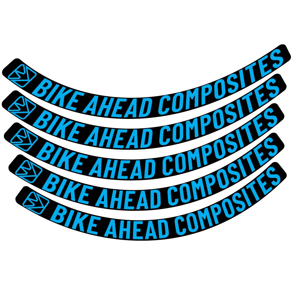 Stickers VéloAhead Composites Biturbo Aero 2022, Route 48.5mm Autocollants roues Route
