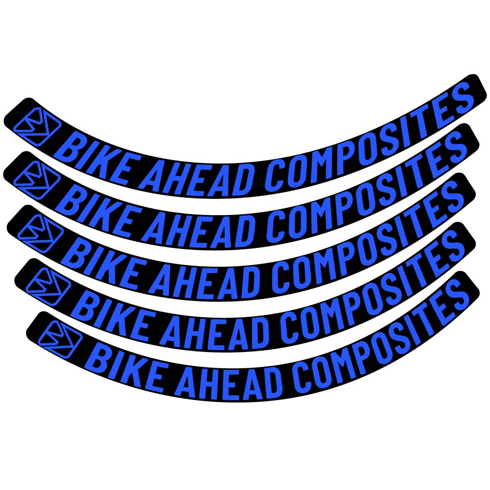 Stickers VéloAhead Composites Biturbo Aero 2022, Route 48.5mm Autocollants roues Route