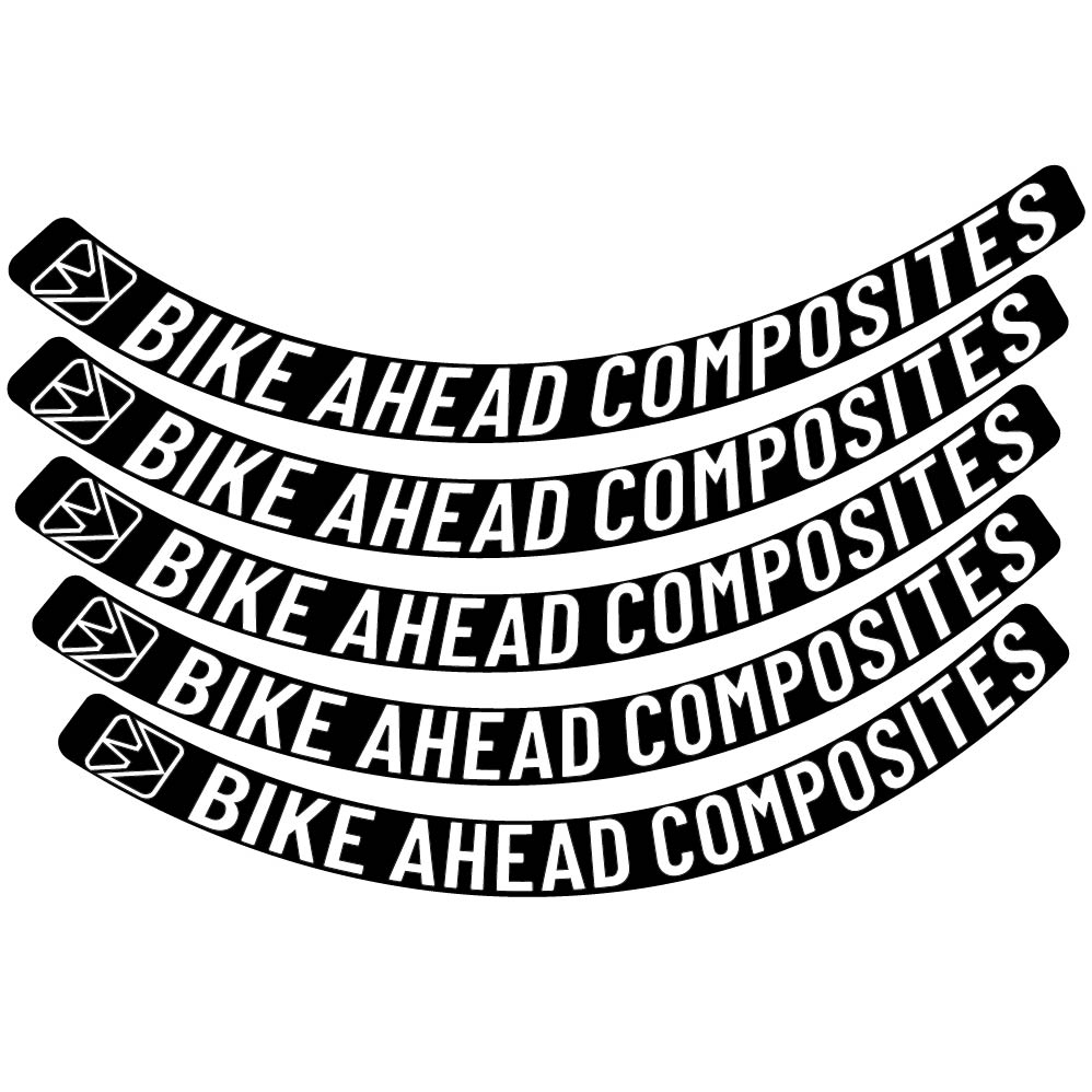 Stickers VéloAhead Composites Biturbo Aero 2022, Route 48.5mm Autocollants roues Route