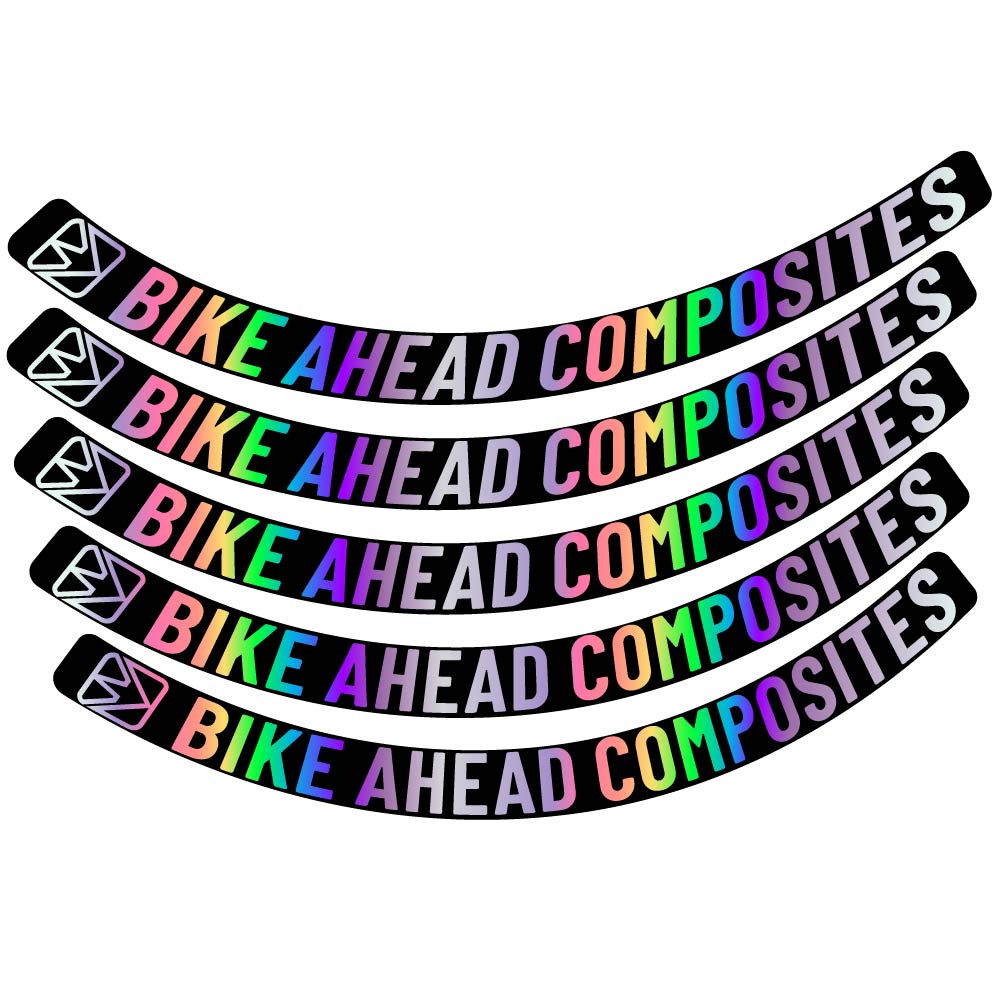 Stickers VéloAhead Composites Biturbo Aero 2022, Route 48.5mm Autocollants roues Route