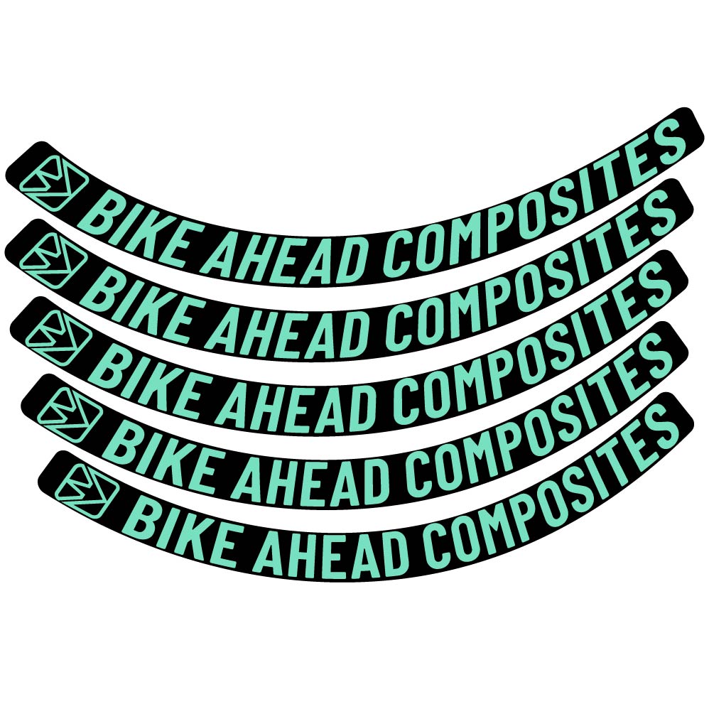 Stickers VéloAhead Composites Biturbo Aero 2022, Route 48.5mm Autocollants roues Route