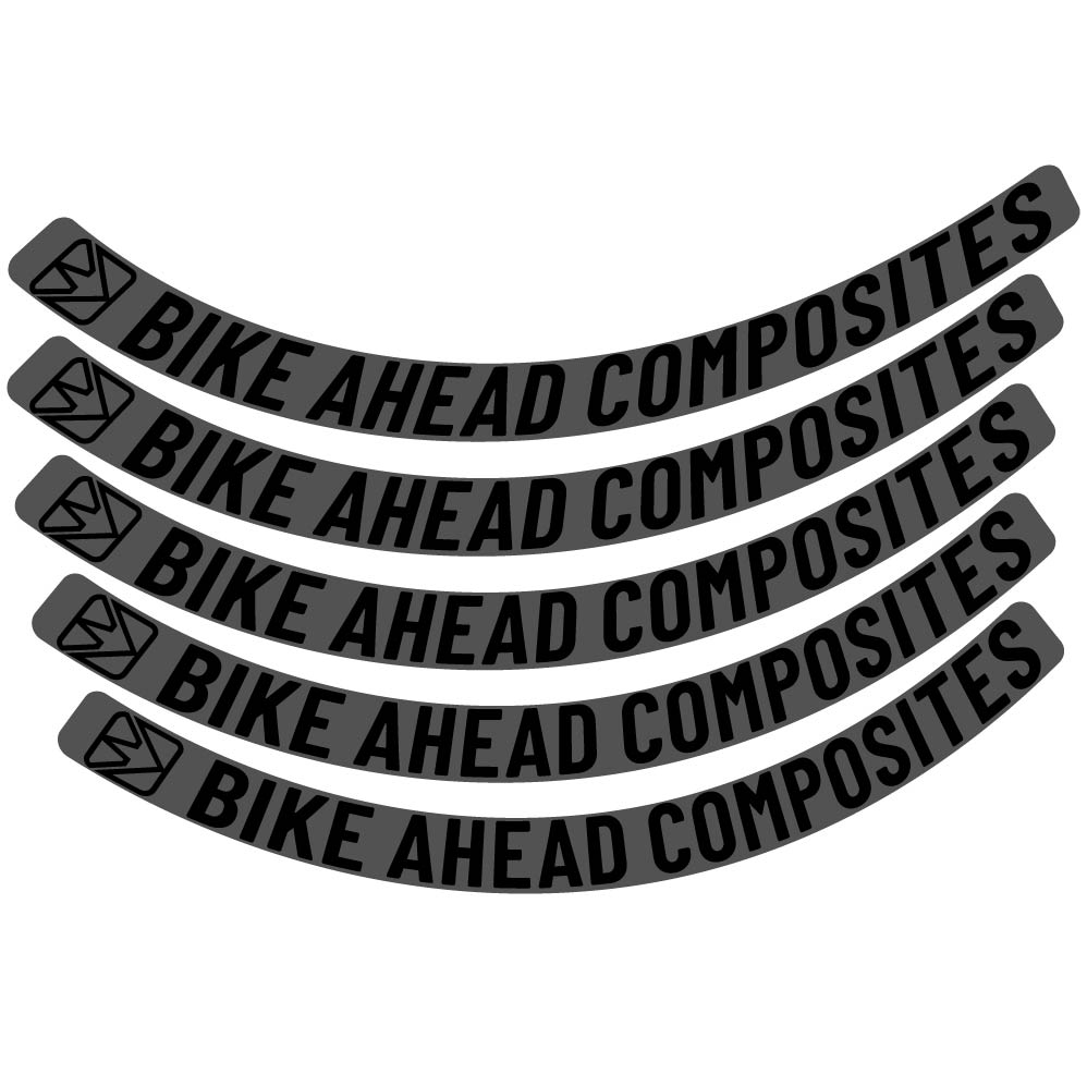 Stickers VéloAhead Composites Biturbo Aero 2022, Route 48.5mm Autocollants roues Route