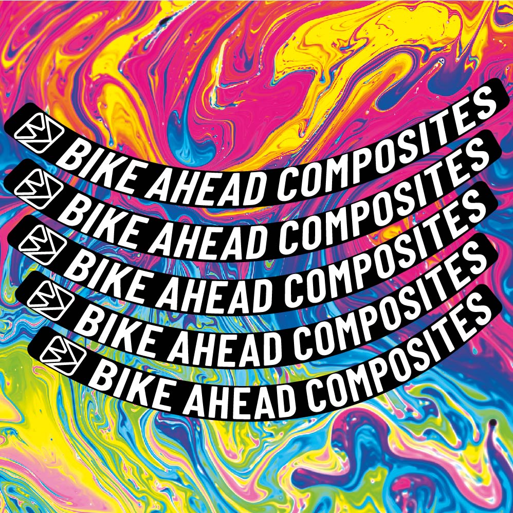 Stickers VéloAhead Composites Biturbo Aero 2022, Route 48.5mm Autocollants roues Route