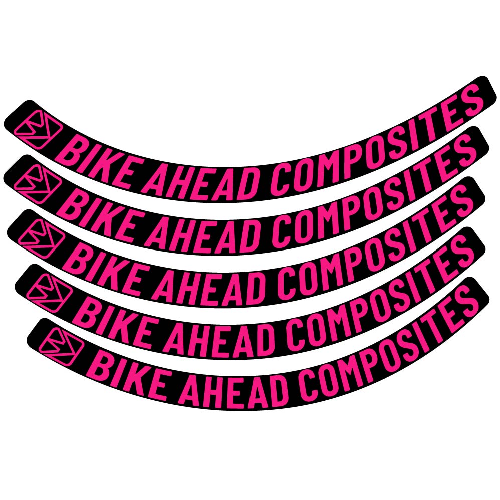 Stickers VéloAhead Composites Biturbo Aero 2022, Route 48.5mm Autocollants roues Route