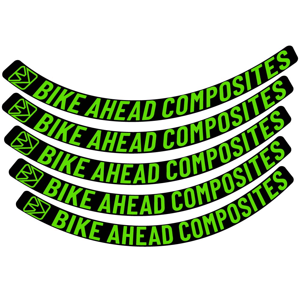 Stickers VéloAhead Composites Biturbo Aero 2022, Route 48.5mm Autocollants roues Route