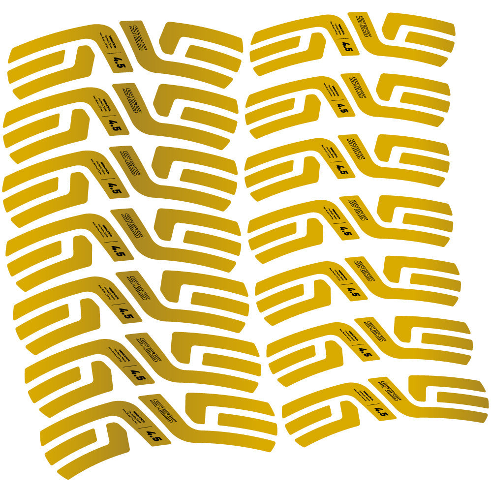 Stickers Enve Ses 4.5, Route profile 48 & 56mm compatibles Autocollants roues Route