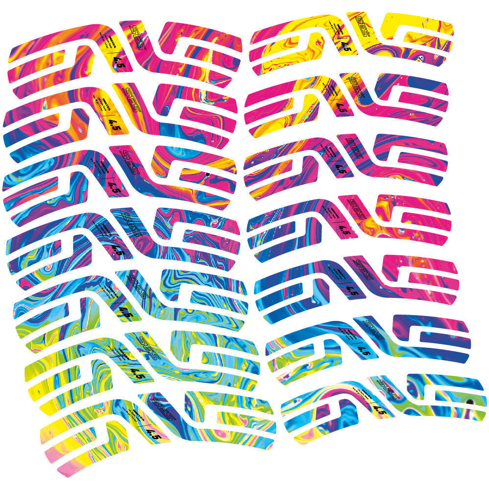 Stickers Enve Ses 4.5, Route profile 48 & 56mm compatibles Autocollants roues Route